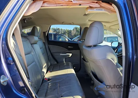 2012 Honda Cr-V Touring z USA, uszkodzony, nr VIN 2HKRM4H96CH104358